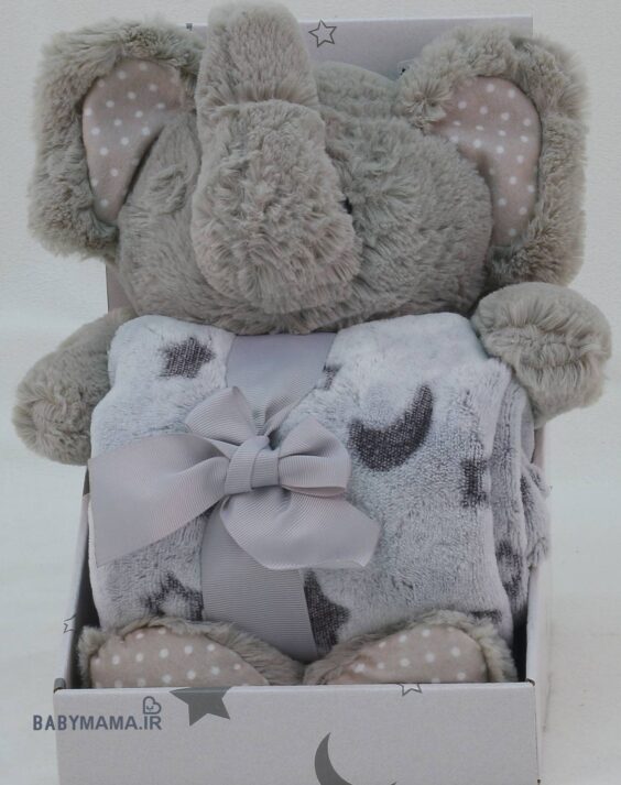 پتو عروسکی نوزادی مدل فیل
