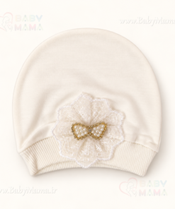 کلاه گرد Luxury مروارید دوزی