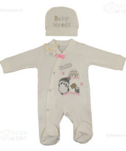 سرهمی با کلاه baby needs مدل پنگوئن