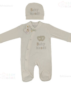 سرهمی با کلاه baby needs مدل قلب نگینی