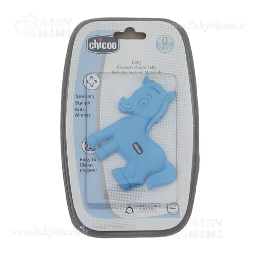 دندانگیر سلیکونی تک رنگ chicco