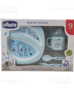 ظرف غذا خوری 4 تیکه دورنگ اردول chicco