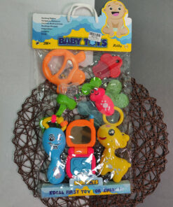 جغجغه و دندانگیر 7 عددی baby toys