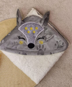 پتو کلاهدار مدل روباه