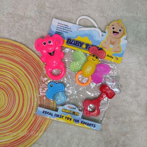 جغجغه 4 عددی baby toys