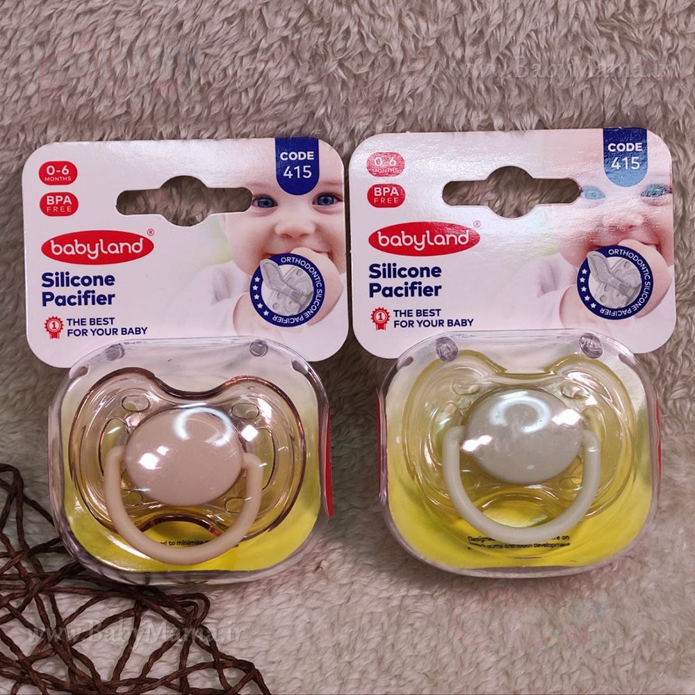 پستانک ارتودنسی لایت النا سایز 0-6 بی بی لند 415 پستانک ارتودنسی لایت النا سایز 0-6 بی بی لند 415