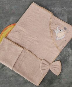 حوله دوتیکه گلدوزی سایز 90