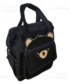 ساک لوازم کوله ای مخمل خرسی