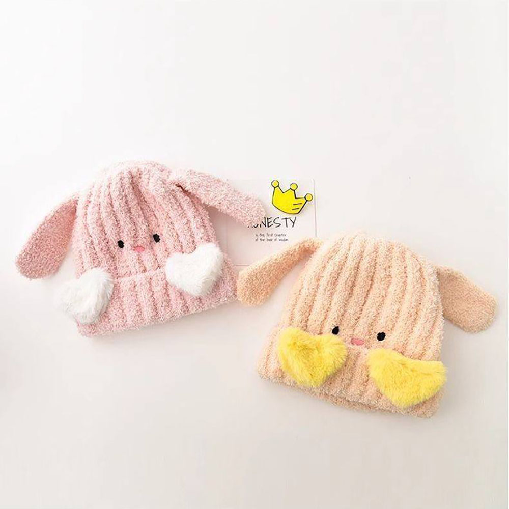 کلاه بافت گوش دار قلب کلاه بافت گوش دار قلب