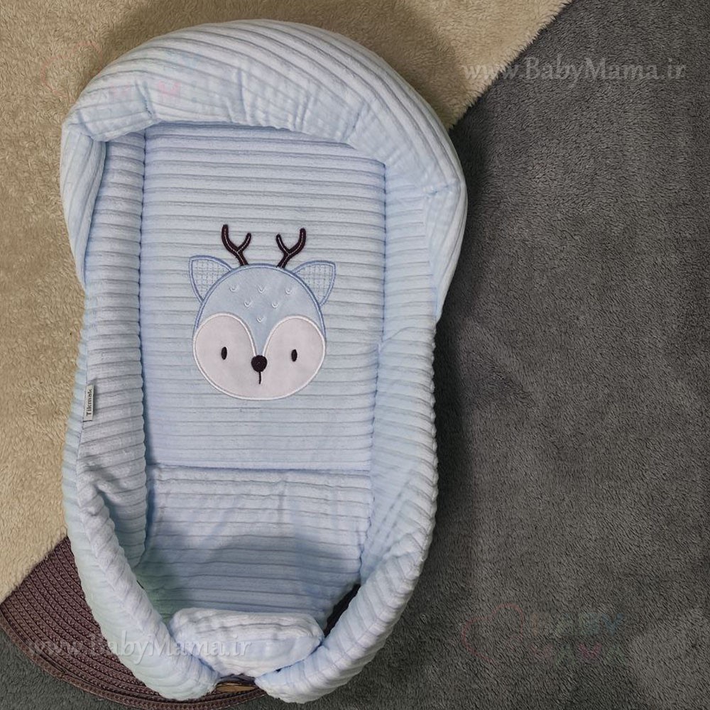 قنداق سوئیسی مخمل کبریتی گلدوزی گوزن قنداق سوئیسی مخمل کبریتی گلدوزی گوزن