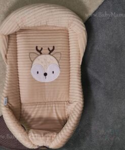 قنداق سوئیسی مخمل کبریتی گلدوزی گوزن