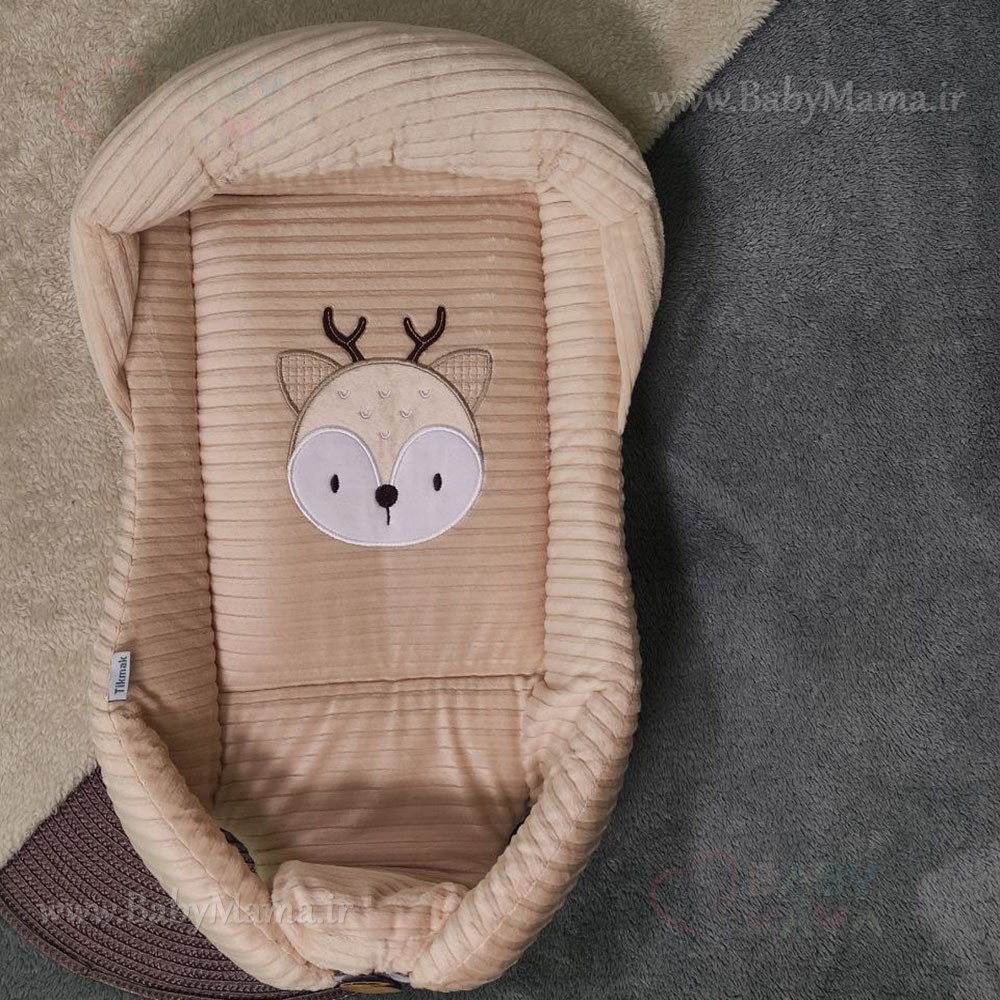 قنداق سوئیسی مخمل کبریتی گلدوزی گوزن قنداق سوئیسی مخمل کبریتی گلدوزی گوزن