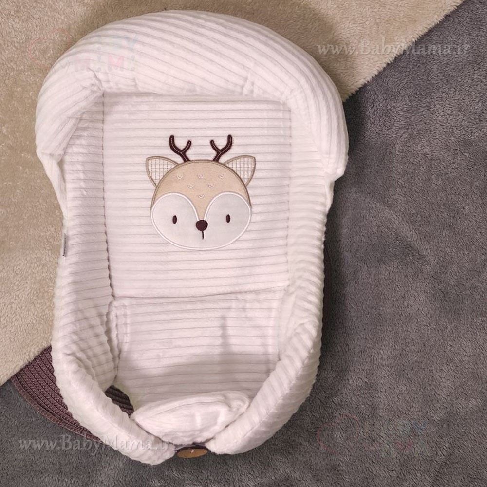 قنداق سوئیسی مخمل کبریتی گلدوزی گوزن قنداق سوئیسی مخمل کبریتی گلدوزی گوزن