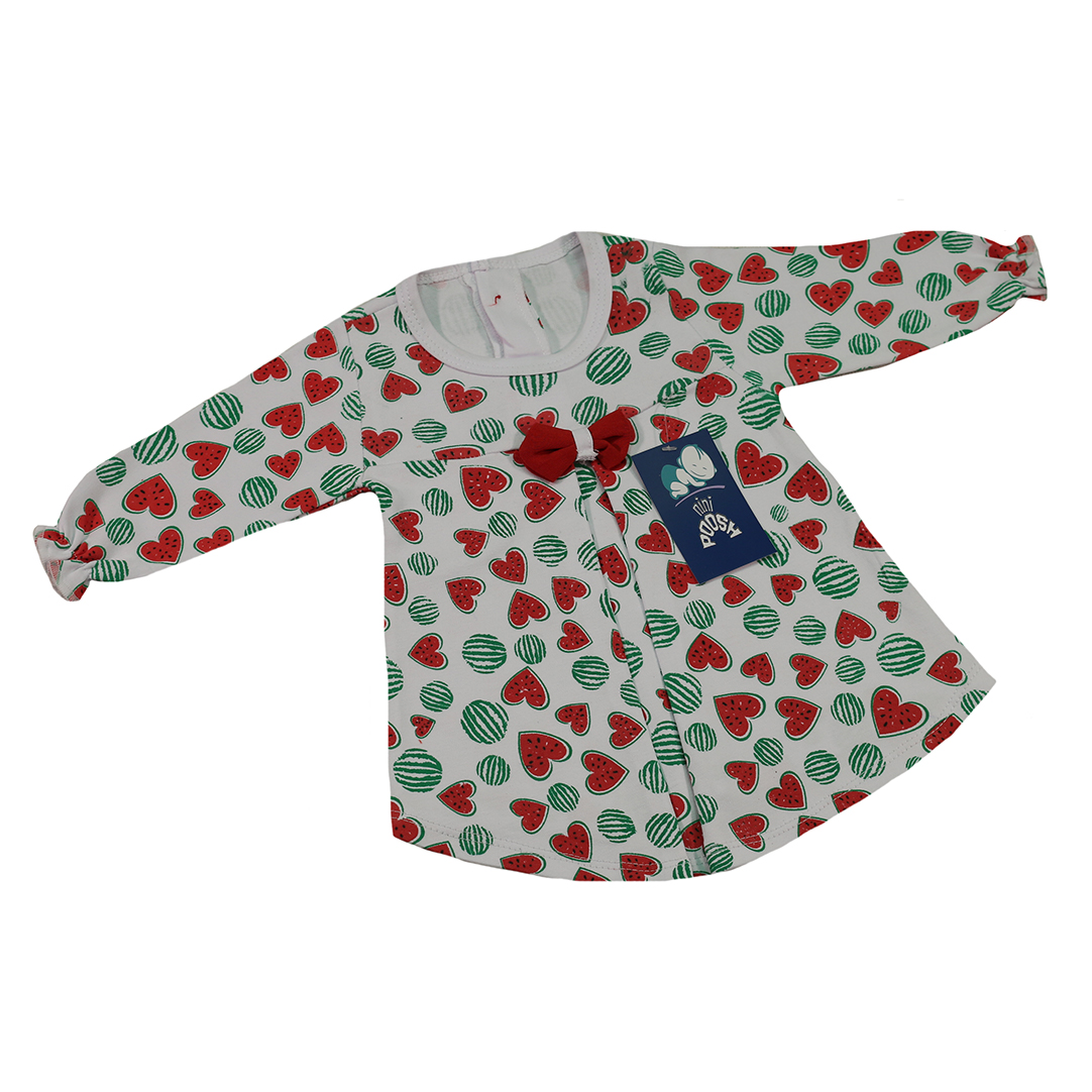 سارافون دخترانه تمام چاپ هندوانه سارافون دخترانه تمام چاپ هندوانه