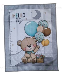 زیر انداز مخمل چاپی baby live
