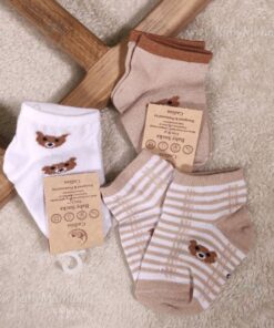 جوراب پنبه گوشدار خرس کادینا