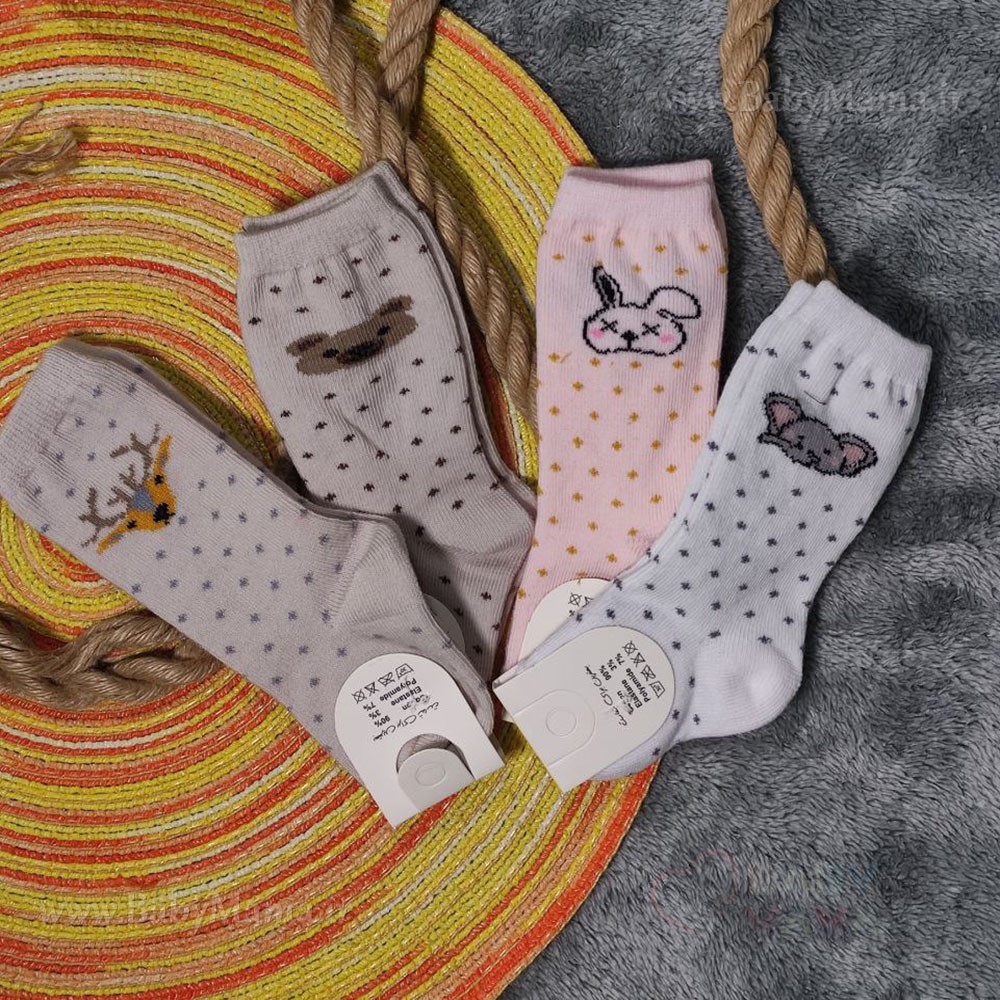 جوراب ساقدار حیوانات خال ریز جوراب ساقدار حیوانات خال ریز