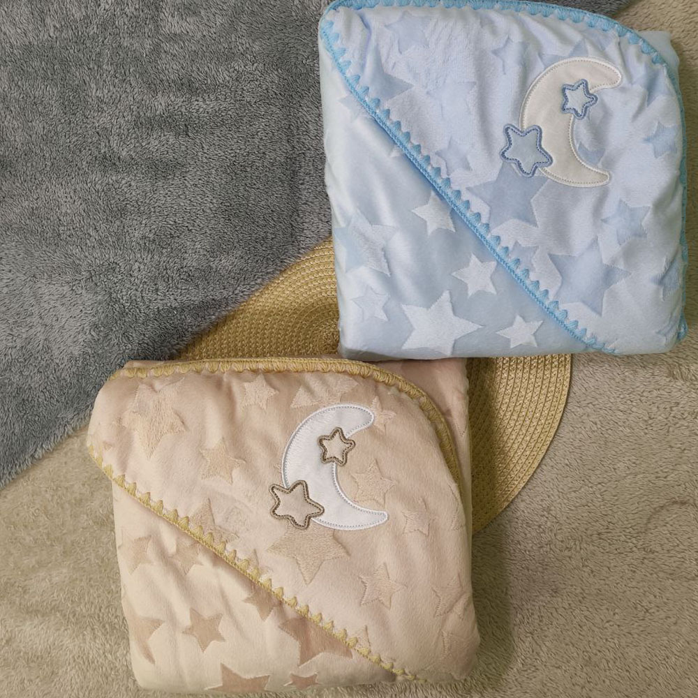 پتوی مخمل پولیشی گلدوزی ستاره پتوی مخمل پولیشی گلدوزی ستاره