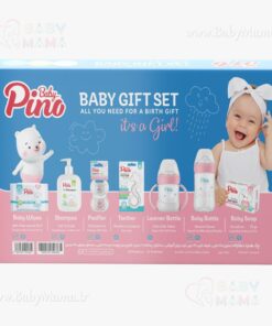 ست هدیه لوازم مراقبتی و نگهداری دخترانه پینو بیبی