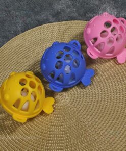 دندانگیر جغجغه ای سلیکونی مدل ماهی