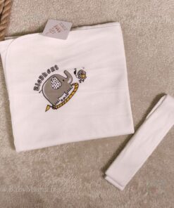 قنداق و بند پنبه چاپی فیل