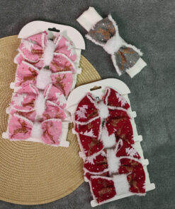 هدبند خزدار پاپیونی