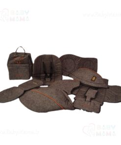 ست 4 تیکه کالسکه کوله ای گلدوزی خرس chicco