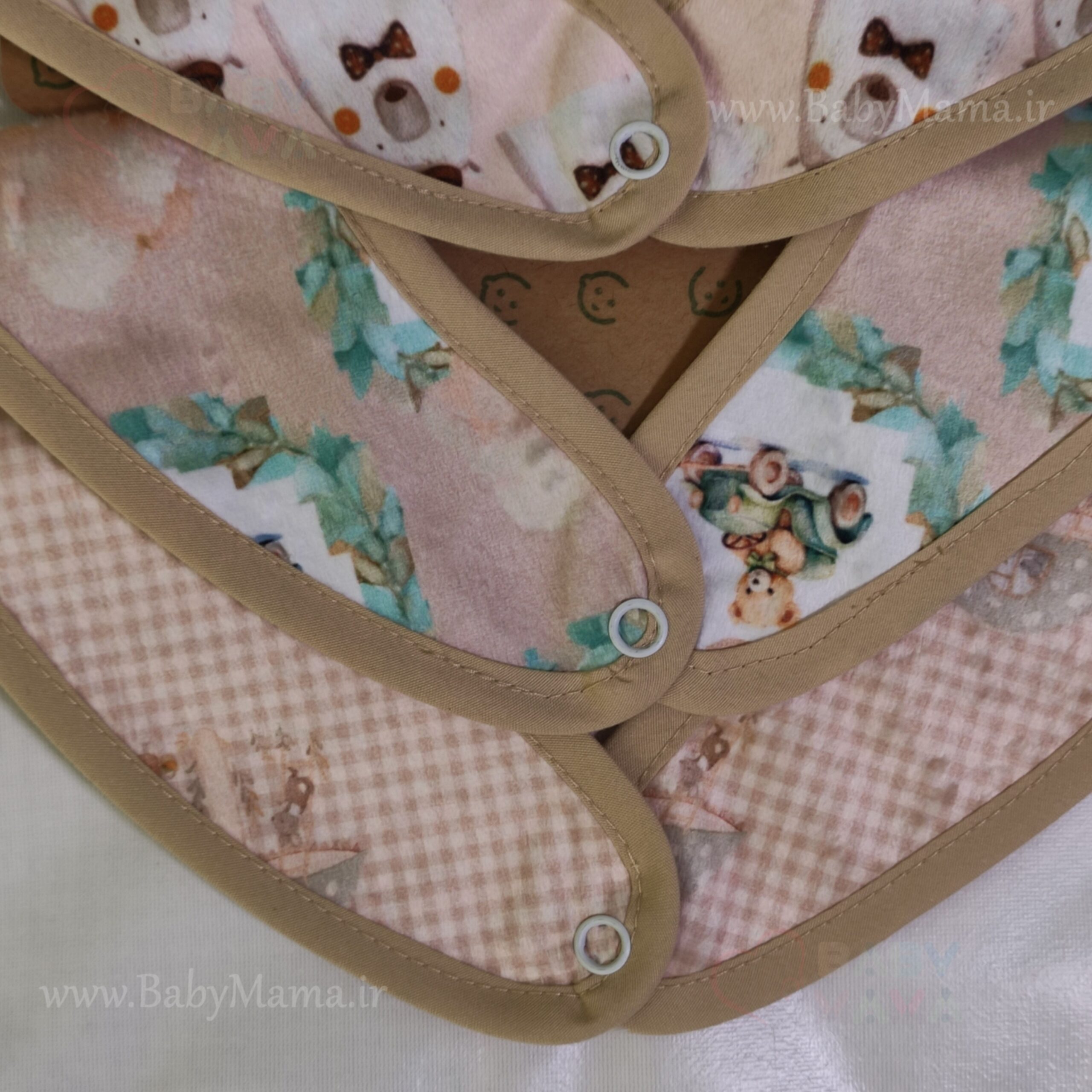 پیش بند جناقی چاپی حیوانات Grand baby پیش بند جناقی چاپی حیوانات Grand baby