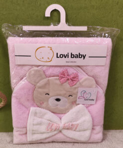 حوله دوتیکه گلدوزی برجسته love baby
