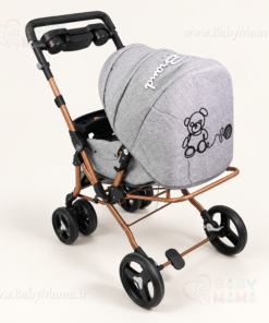 تشک کالسکه تک آکسفورد گلدوزی baby brand (بدون اسکلت)