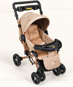 تشک کالسکه تک آکسفورد گلدوزی baby brand (بدون اسکلت)